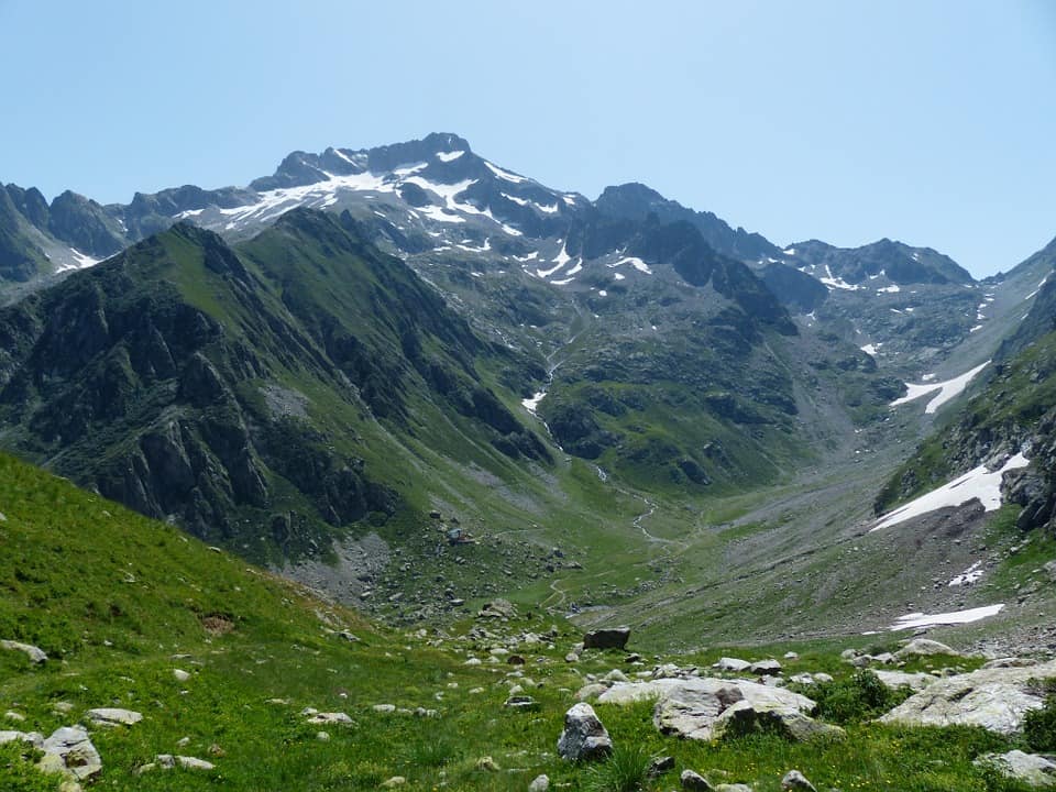 Verwilderte Alpen des Piemonts